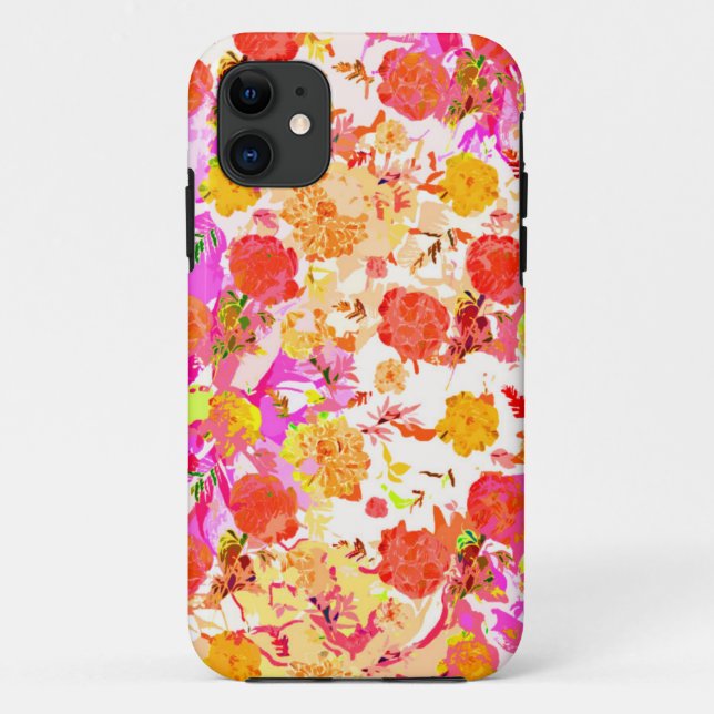Niedliche Blume Case-Mate iPhone Hülle (Rückseite)