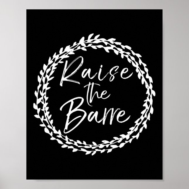 Niedliche Blume Circle Design Tanz Pun Gift Rap T Poster (Vorne)