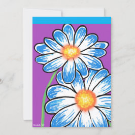 Niedliche Blume Dankeskarte