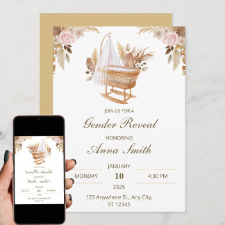 Niedliche Blume des Geschlechts Einladung