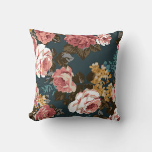 niedliche Blume Design Textil Illustration, Patron Kissen