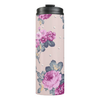 niedliche Blume Design Textil Illustration, Patron Thermosbecher