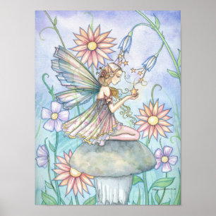 Niedliche Blume Fairy Art Poster von Molly Harriso