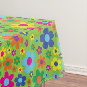 Niedliche Blume Geburtstagspartei Tischdecke