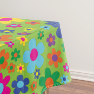 Niedliche Blume Geburtstagspartei Tischdecke