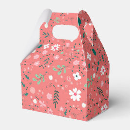 Niedliche Blume im Herbst Illustration Blumenmuste Geschenkschachtel