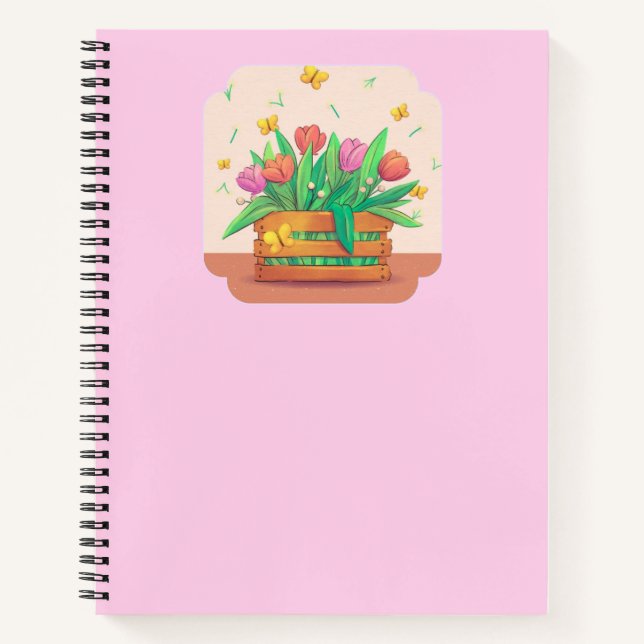 Niedliche Blume Journal 🌸 💛 🌷 Notizbuch (Vorderseite)