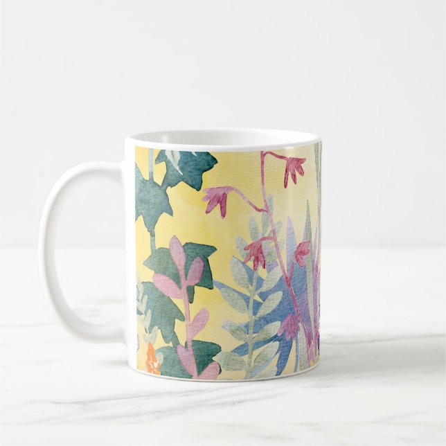 Niedliche Blume Kaffeetasse (Links)