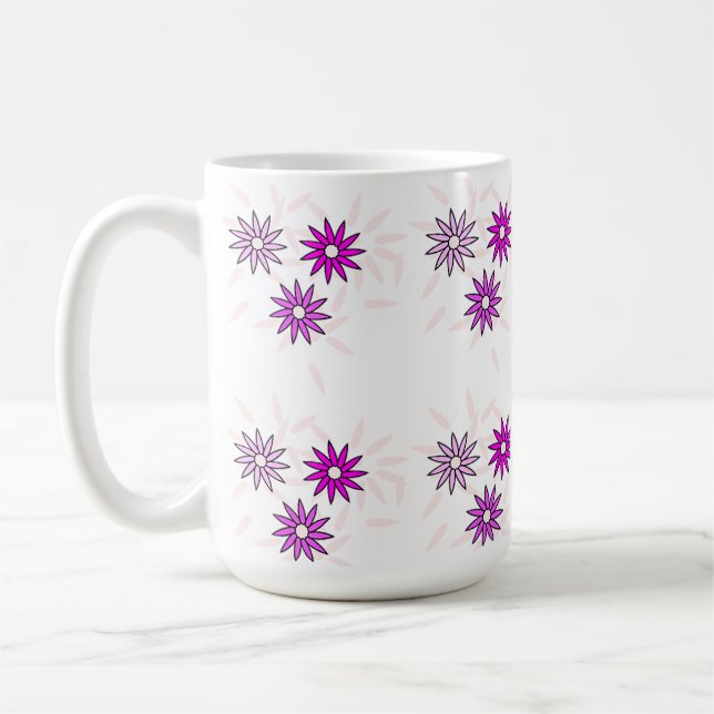 Niedliche Blume Kaffeetasse (Links)