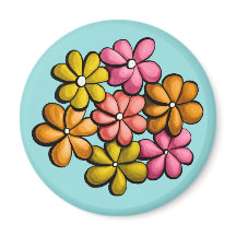 Niedliche Blume Kinder Farbige Tinte Zeichnend