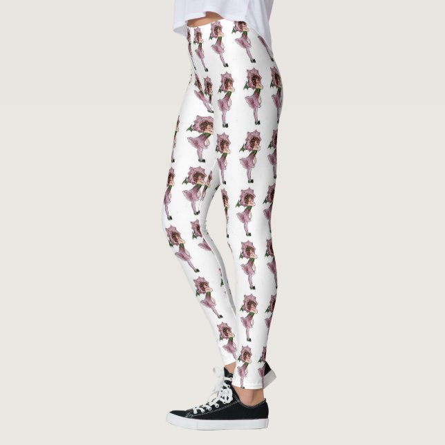 Niedliche Blume Kinder morgens Ruhm Blumenzauber C Leggings (Links)