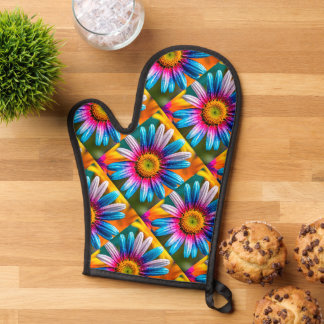 Niedliche Blume Muster Ofenhandschuh