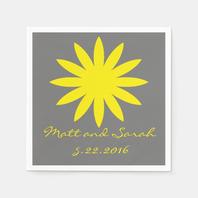 niedliche Blume Napkin Serviette (Vorderseite)