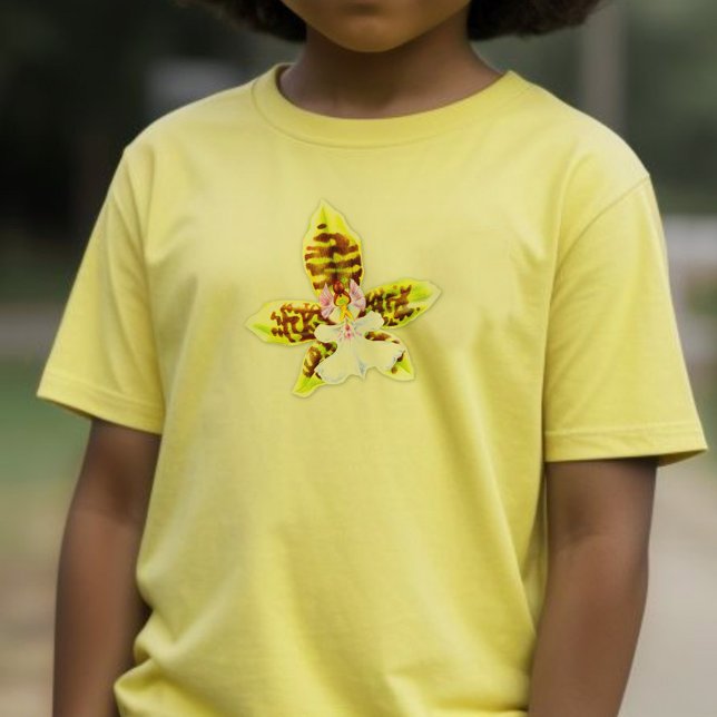 Niedliche Blume Orchideen Kinder T - Shirt (Von Creator hochgeladen)