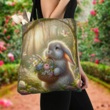 Niedliche Blume Osterhase