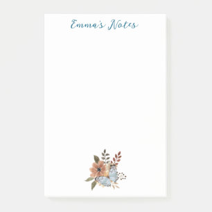 Niedliche Blume Post-it Klebezettel