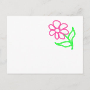 Niedliche Blume Postkarte