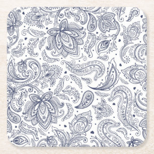 Niedliche Blume Rechteckiger Pappuntersetzer