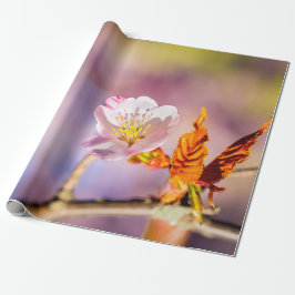 Niedliche Blume Sakura Geschenkpapier