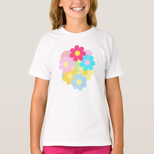 Niedliche Blume T-Shirt (Vorderseite)