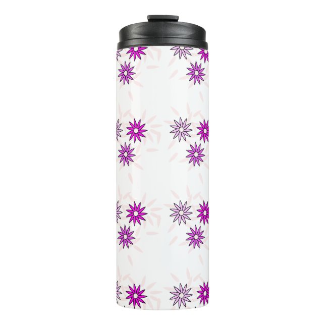 Niedliche Blume Thermosbecher (Vorderseite)