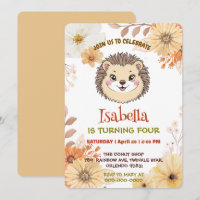 Niedliche Blume von Schweinen Cartoon Geburtstag