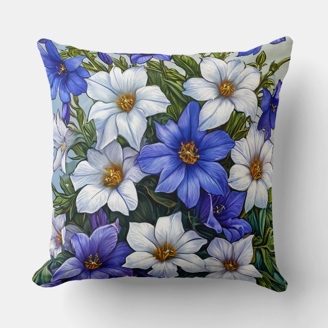 Niedliche Blumen Kissen (Vorderseite)