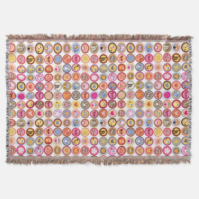 niedliche Blumen, Vögel, Herzmuster Decke (Vorderseite)