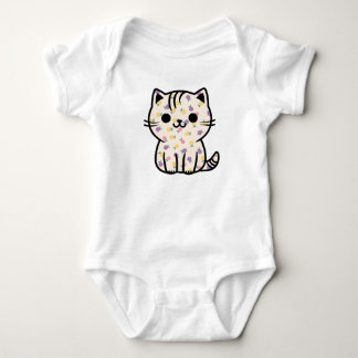 Niedliche Blumenkitte Baby Strampler