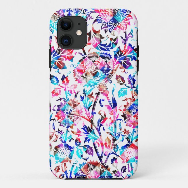Niedliche Blumenmuster Case-Mate iPhone Hülle (Rückseite)
