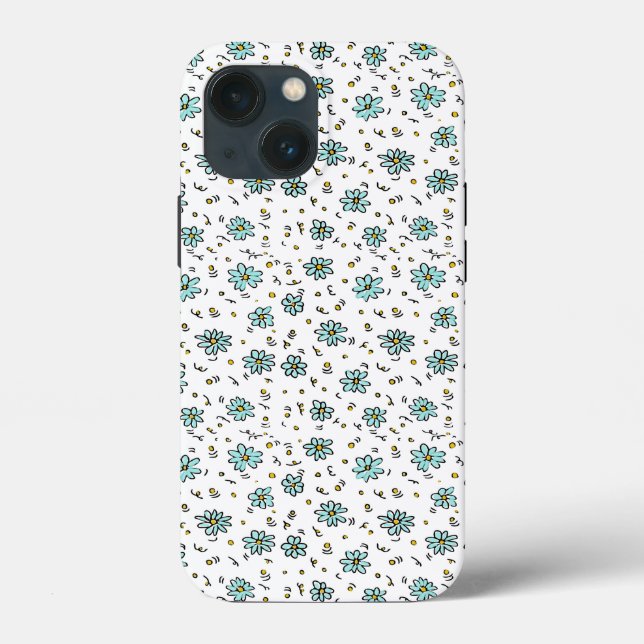 Niedliche Blumenmuster Case-Mate Tough Apple iPhon iPhone Hülle (Rückseite)