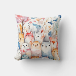 Niedliche Blumentiere niedliche Gestaltung Kissen