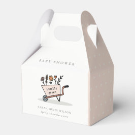 Niedliche Blush Blumenkartentoilettendusche Geschenkschachtel