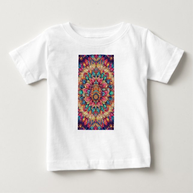 niedliche Blüte Baby T-shirt (Vorderseite)