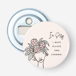 Niedliche Blüte beschäftigt mit meinen Pflanze Blu Flaschenöffner