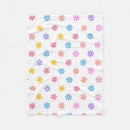 Niedliche Blüte Fleecedecke