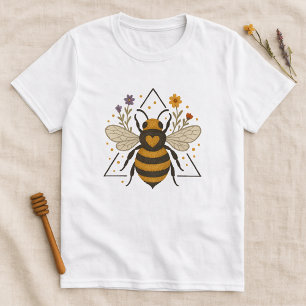 Niedliche Blütensommerbiene T-Shirt