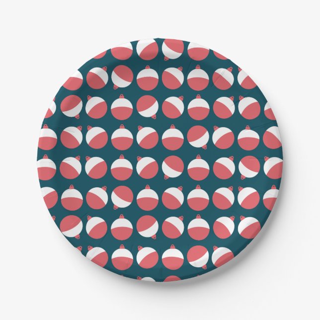 Niedliche Bobber Paper-Teller Pappteller (Vorderseite)