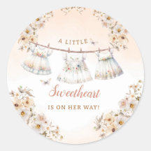 Niedliche Boho Kleidung Girl Babydusche