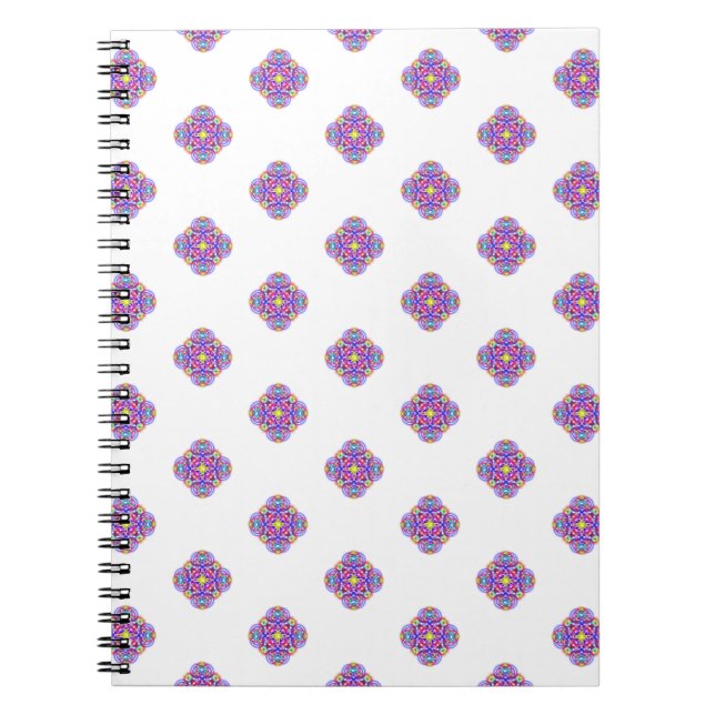 Niedliche Boho-Notebooks mit farbigen Mustern Notizblock (Vorderseite)