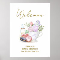 Niedliche Bonjour Macarons Milk Tea Baby Dusche Wi