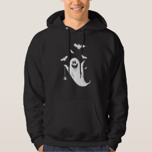 Niedliche Boo Ghost Bats Sonniges Halloween Kostüm Hoodie