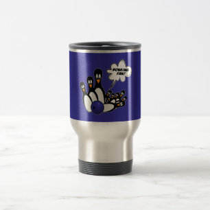 Niedliche Bowling-Pin-Pinguine-Reisebecher Reisebecher
