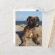 Niedliche Boxer Dog Postkarte (Vorderseite/Rückseite Beispiel)