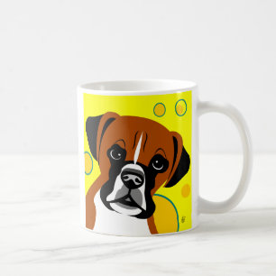 Niedliche Boxer Hund-Tasse Tasse