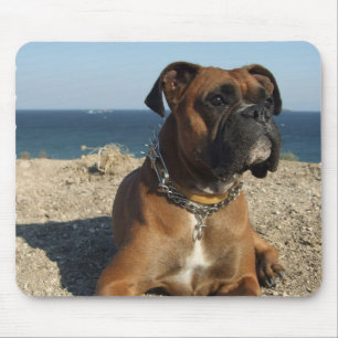 Niedliche Boxer-Hundemausunterlage Mousepad