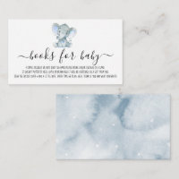 Niedliche Boy Elephant Books für Babydusche