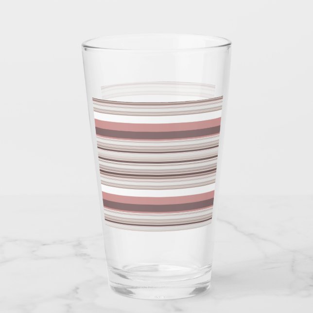 Niedliche, braune Streifen Glas (Vorderseite)