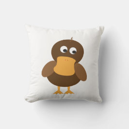 Niedliche Braunente Kissen