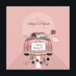 Niedliche Braut & Gräuel Rosa Einladungen<br><div class="desc">Niedliche Braut & Gräuel Rosa Einladungen zum Auto. Fügen Sie Ihren Einladungsschreiben hinzu. Klicken Sie auf Anpassen,  um Ihre Texte hinzuzufügen. Schriftart verwendet wird "freehand" Speichern Sie das Datum Magnete Pack von 100 RSVP Karten Portrait Dankeschön Karten Danke Sie Aufkleber Gastgeschenk Hochzeit Tags</div>